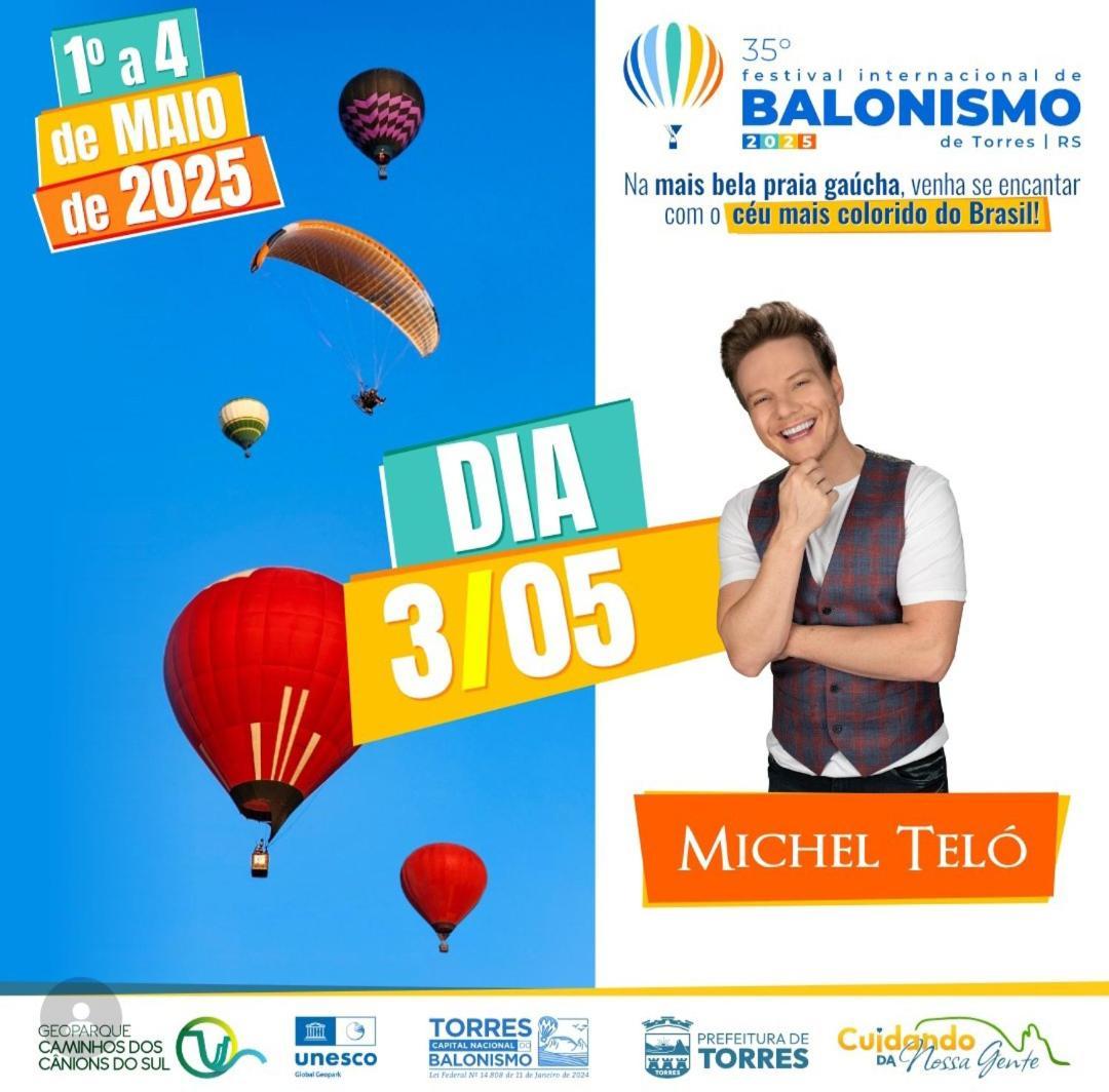 Kitnet S1 Em Torres-Rs - Na Mais Bela Praia Gaucha - Cozinha - Banheiro - Ar Condicionado - Tv E Wi-Fi - Estacionamento - Anfitria Superhost No Bnb エクステリア 写真